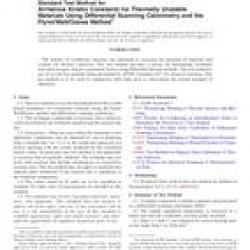 ASTM E698-11