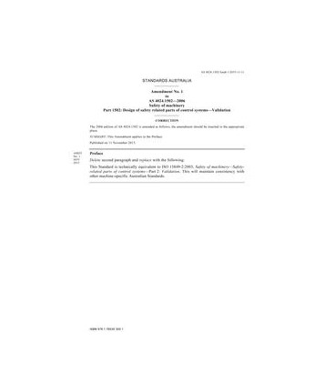AS 4024.1502-2006 Amd 1:2015