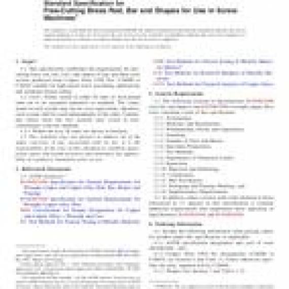 ASTM B16/B16M-10