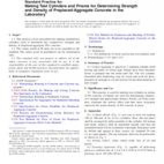 ASTM C943-10