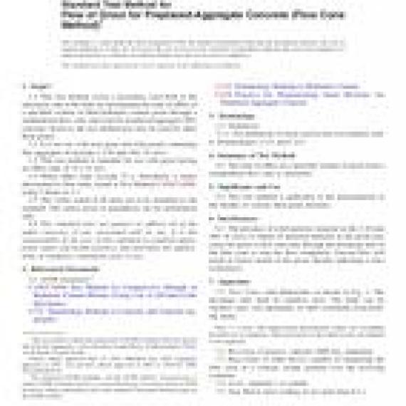 ASTM C939-10