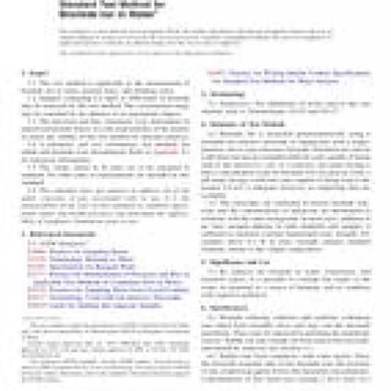 ASTM D1246-10