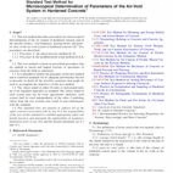 ASTM C457/C457M-10a