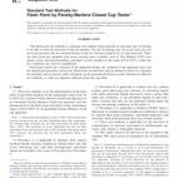 ASTM D93-10