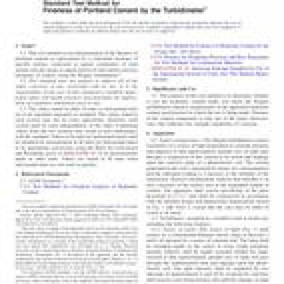ASTM C115-10