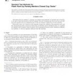 ASTM D93-09