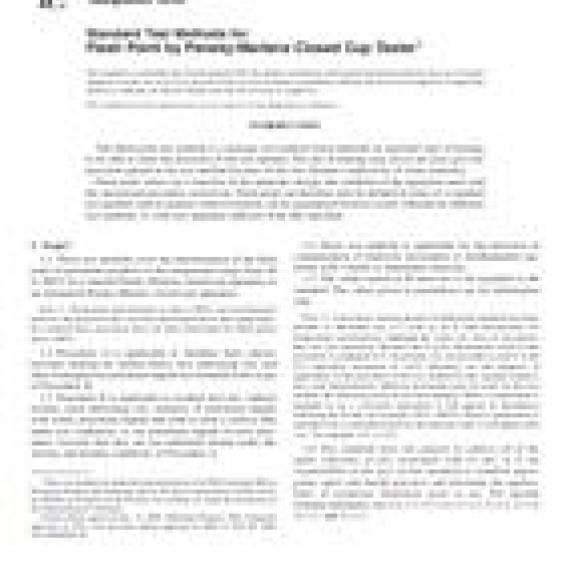 ASTM D93-09
