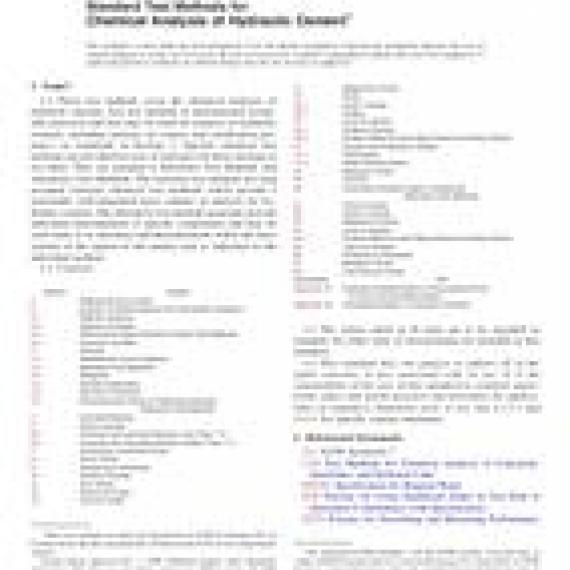 ASTM C114-09a