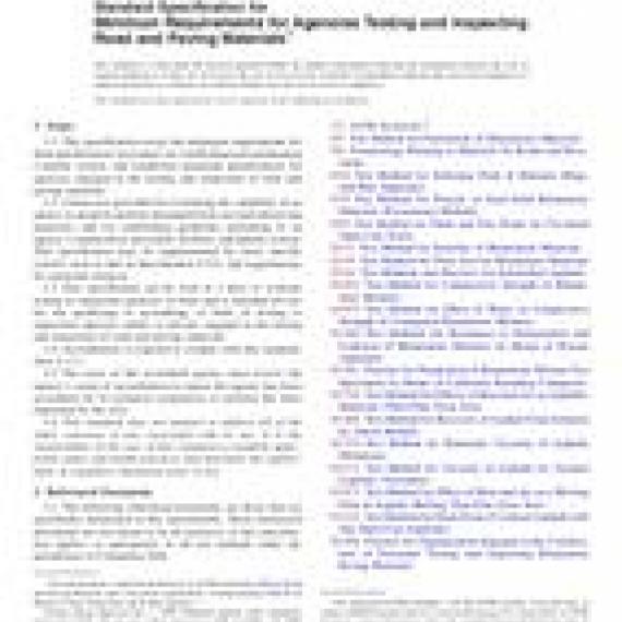 ASTM D3666-09a