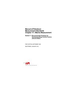 API MPMS Chapter 17.7 (R2012)