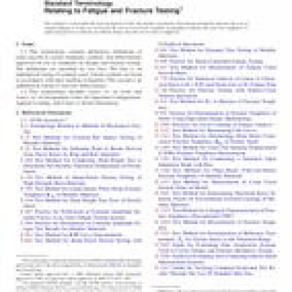 ASTM E1823-09b