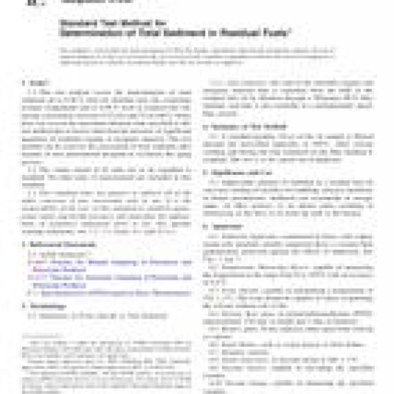 ASTM D4870-09