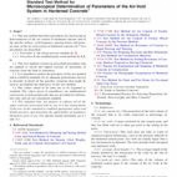 ASTM C457-08d