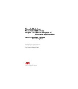 API MPMS Chapter 13.2 (R2016)