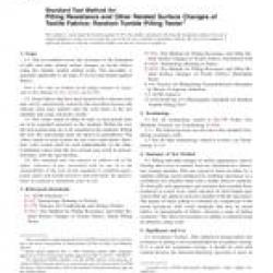 ASTM D3512-07