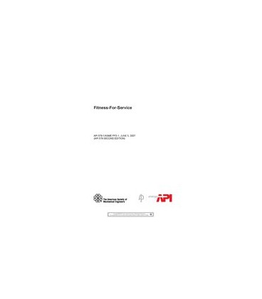 API RP 579-1 / ASME FFS-1