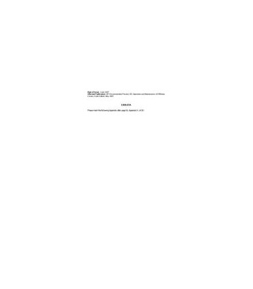 API RP 2D Errata
