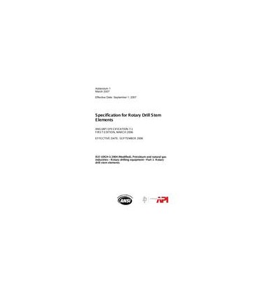 API Spec 7-1 Addendum 1