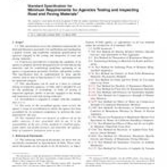 ASTM D3666-07ae1