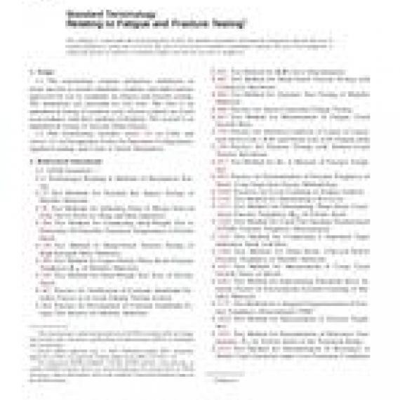 ASTM E1823-07a